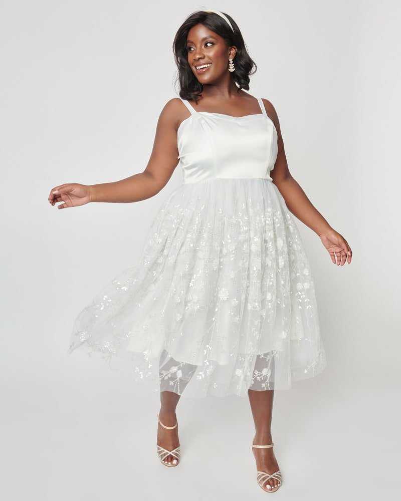 Unique vintage white dress store